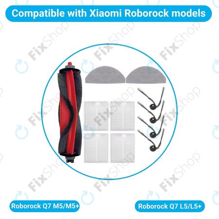 Xiaomi Roborock Q7 M5, Q7 M5+, Q7 L5, Q7 L5+ - Set complet