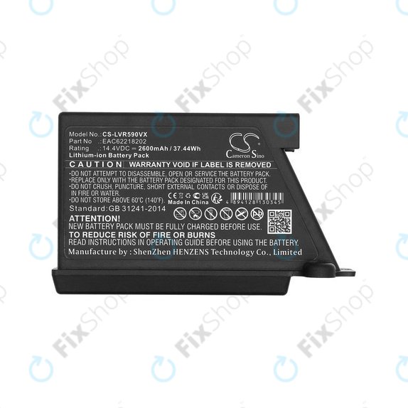 Baterie pentru LG Hombot, LG VR, EAC62218202, Li-ion, 14.4V, 2600mAh, HQ