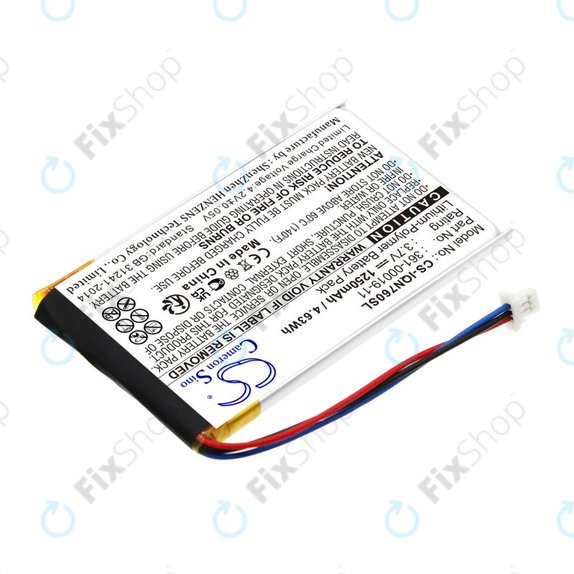 Baterie pentru Garmin Nüvi 700, 710, 760, 765, Nuvi 3590, 1250mAh, Li-Pol, 3.7V, 361-00019-11, HQ