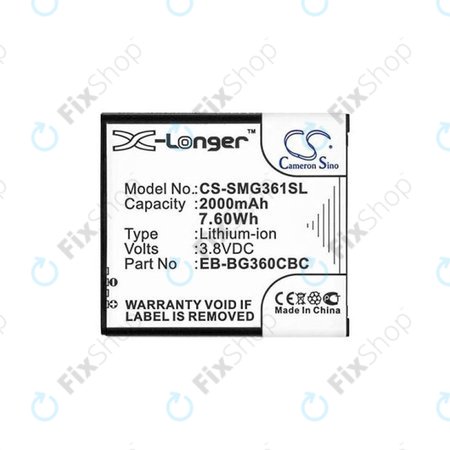 Samsung Galaxy Core Prime G360F - Baterie EB-BG360BBE 2000mAh HQ