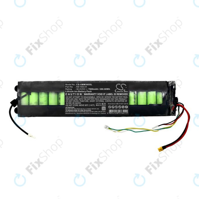 Baterie pentru Xiaomi 1s, Essential, M365, Mi Scooter 3, 7800mAh, Li-Ion, 36V, NE1003-H, HQ