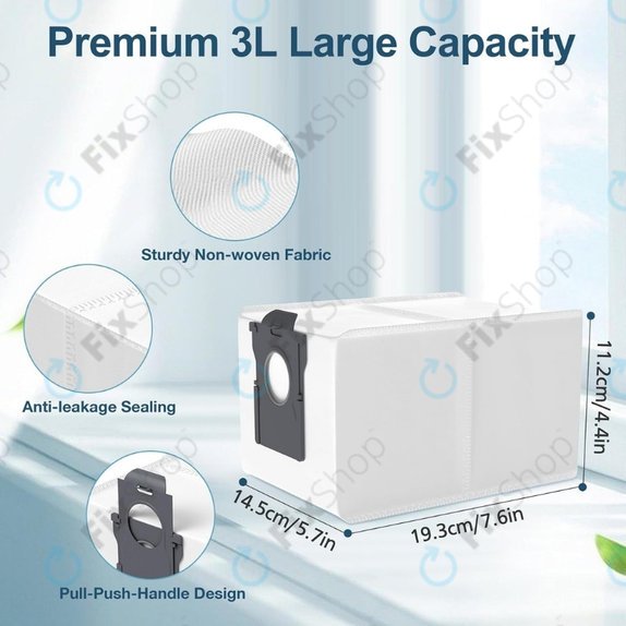 Sac de praf, 2 buc. pentru Xiaomi Dreame X40 Ultra, X50 Ultra, L40s Pro Ultra, L40 Ultra, L10s Ultra Gen2, Mova E30 Ultra, Mova V50 Ultra, P60
