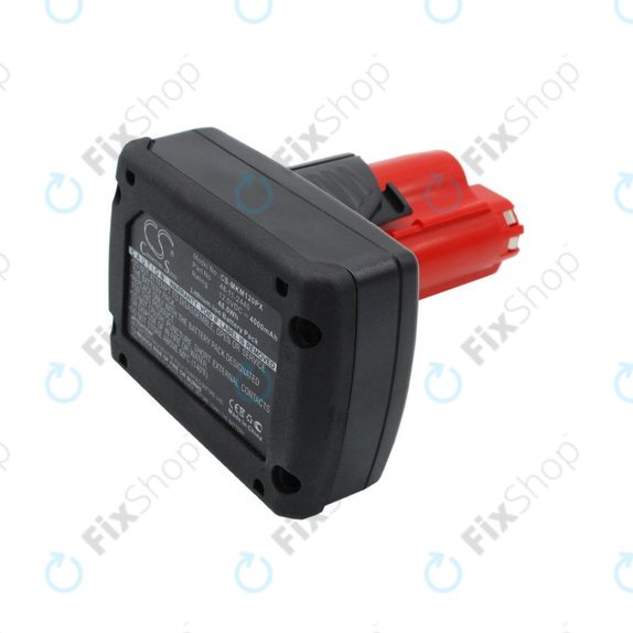 Baterie pentru Milwaukee M12 B4 Redlithium, 4000mAh, Li-Ion, 12V, 48-11-2440, HQ