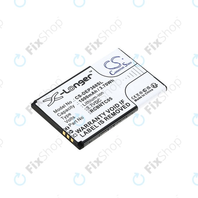 Baterie pentru Doro Primo 368, 1000mAh, Li-Ion, 3.7V, RCBNTC05, HQ