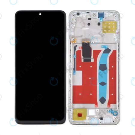 Honor X8 - Ecran LCD + Sticlă Tactilă + Ramă (Titanium Silver) TFT