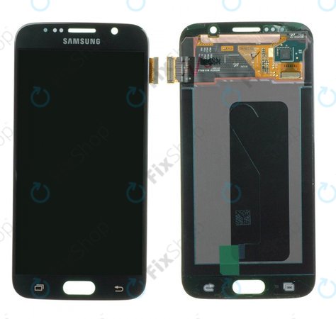 Samsung Galaxy S6 G920F - Ecran LCD + Sticlă Tactilă (Black Sapphire) - GH97-17260A Genuine Service Pack
