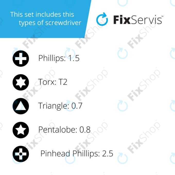 Şurubelniţă Magnetică de precizie pentru Smartphone-uri 5în1