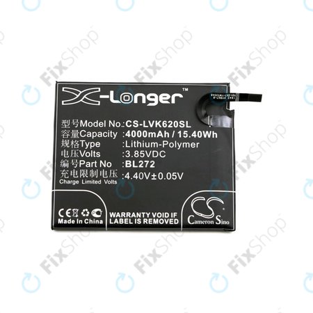 Baterie pentru Lenovo K6 Power, 4000mAh, Li-Pol, 3.85V, BL272, HQ