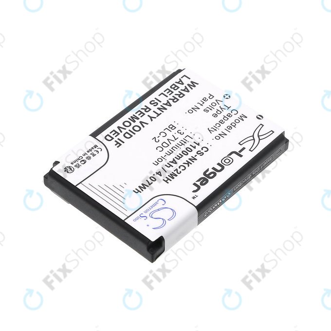 Baterie pentru Nokia 3310, 3330, 1220, 1260, 3560, 5510, 6650, 6800, BLC-2, Li-ion, 3.7V, 1100mAh, HQ