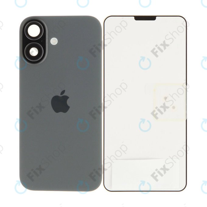 Sticlă Carcasă Spate pentru iPhone 17 | Black | 661-56057 | Genuine Apple