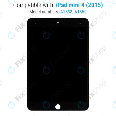 Apple iPad Mini 4 - Ecran LCD + Sticlă Tactilă (Black) TFT