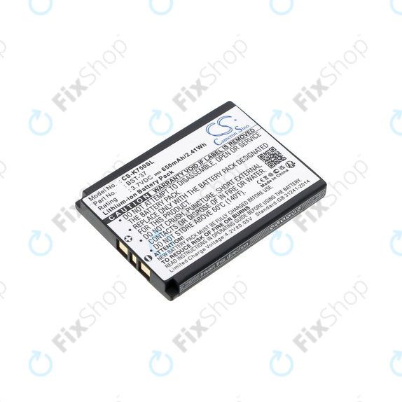 Baterie pentru Sony Ericsson, 650mAh, Li-Ion, 3.7V, BST-37, HQ