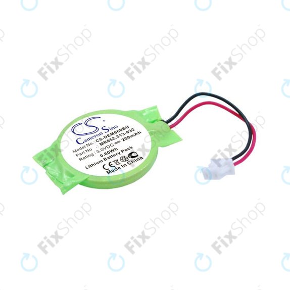 Baterie de rezervă pentru Dell Latitude E6320, 200mAh, Lithium, 3V, 077-A00, HQ