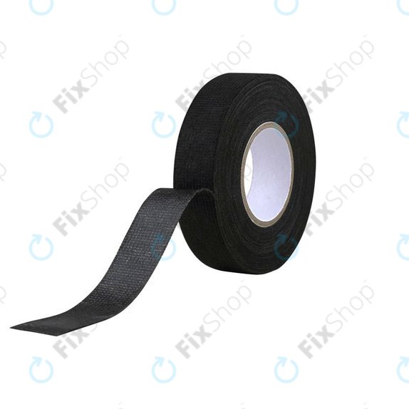 Bandă textilă izolatoare pentru fascicule de cabluri, 9mm x 20m, neagră