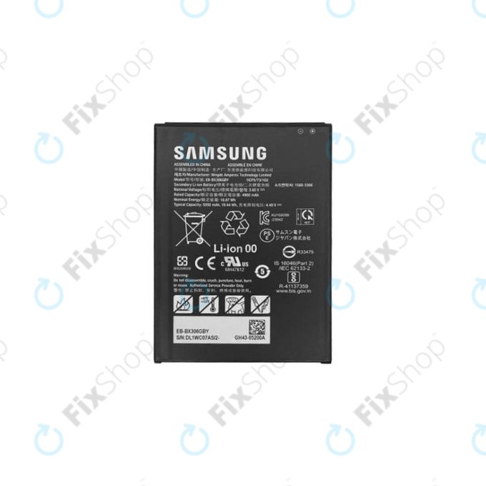 Samsung Galaxy Tab Active5 X306B - Baterie EB-BX306GBY 5050mAh - GH43-05200A Genuine Service Pack