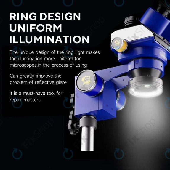 Mechanic LS720 Plus - Lumină de inel microscop polarizată cu LED