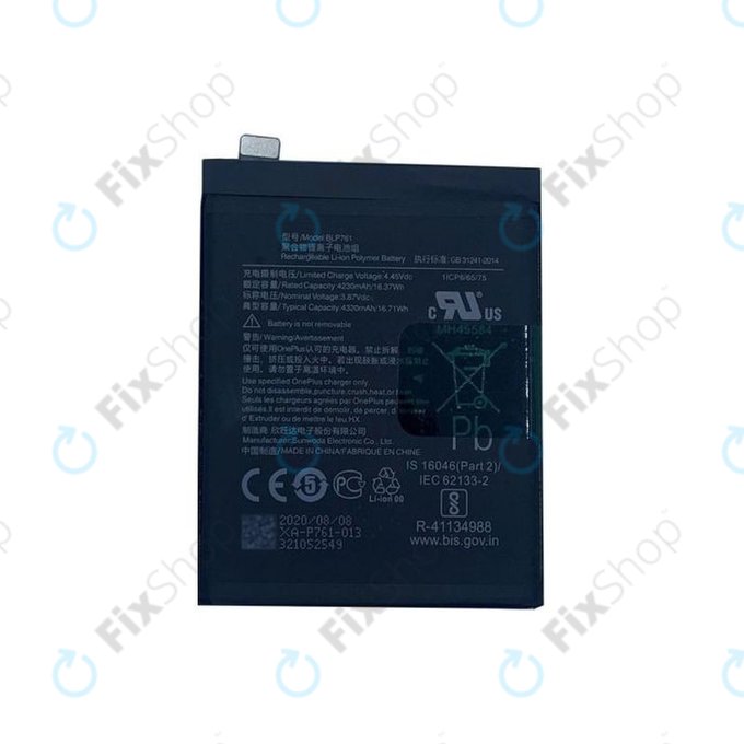 OnePlus 8 - Baterie BLP761 4300mAh