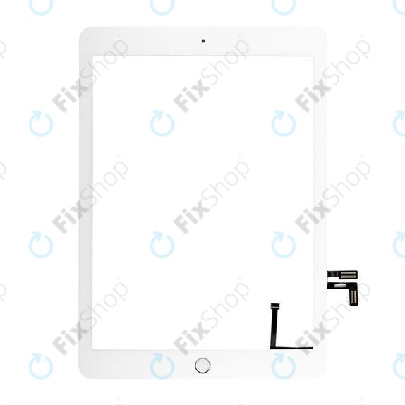 Sticlă Tactilăl cu buton Home pentru iPad (5th Gen 2017), Silver