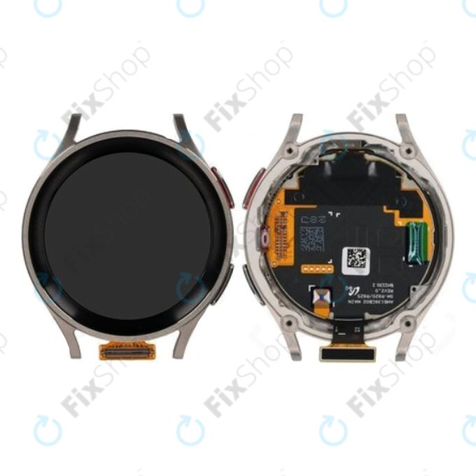 Samsung Galaxy Watch 5 Pro 45mm R925 - Ecran LCD + Sticlă tactilă + Ramă (Gray Titanium) - GH82-30045A Genuine Service Pack