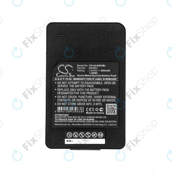 Baterie pentru Autec LK Neo, 500mAh, Ni-MH, 3.6V, MHM03, R0BATT00E11A0, HQ
