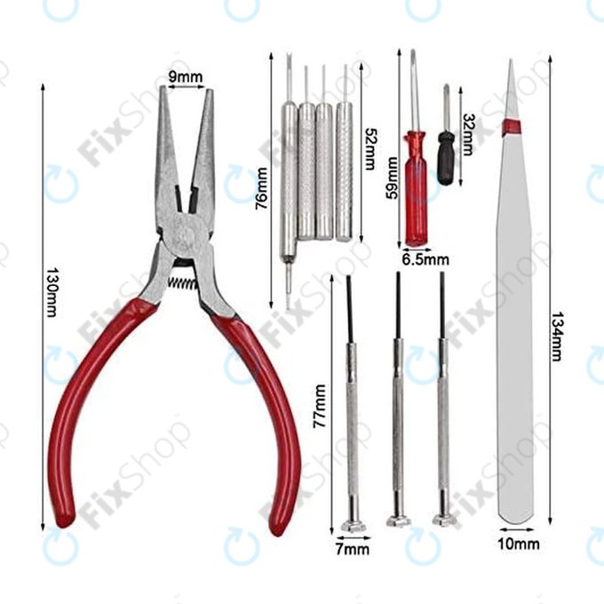 Set de unelte pentru repararea ceasurilor - 16buc