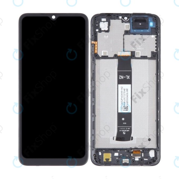Xiaomi Redmi A2 - Ecran LCD + Sticlă Tactilă + Ramă (Onyx Black) TFT