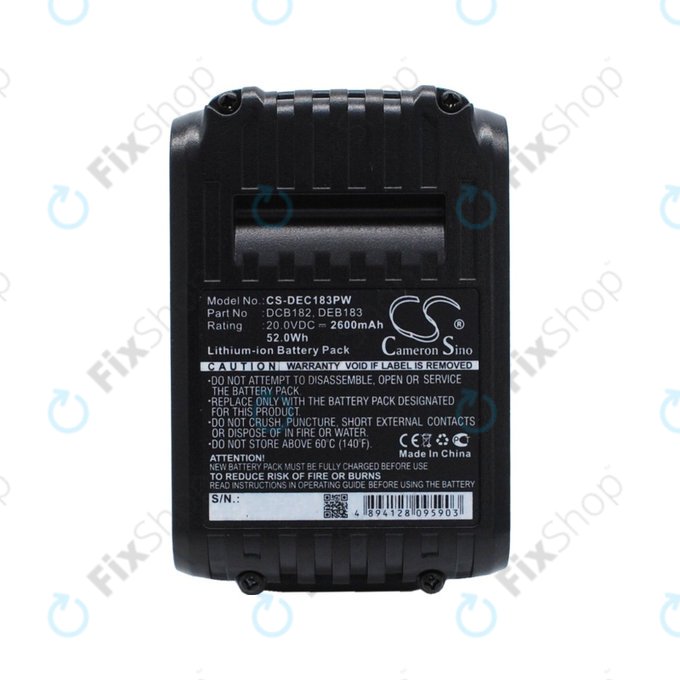 DeWalt DC, DW-series - Baterie DCB182, DCB183 2600mAh HQ