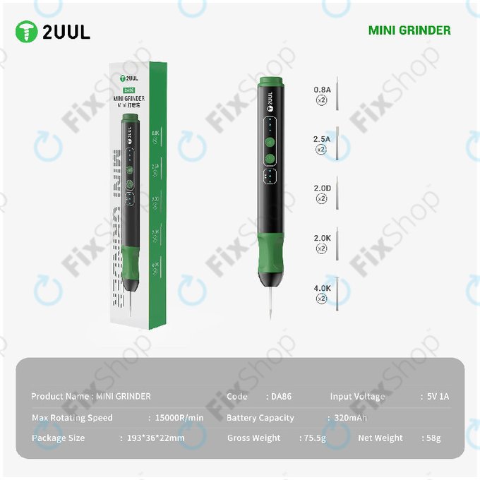 Mini bormașină de precizie (freză), 2UUL DA86