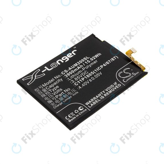 Baterie pentru Asus Zenfone Max M2, 3900mAh, Li-Pol, 3.85V, C11P1805 (1ICP4/67/87), HQ