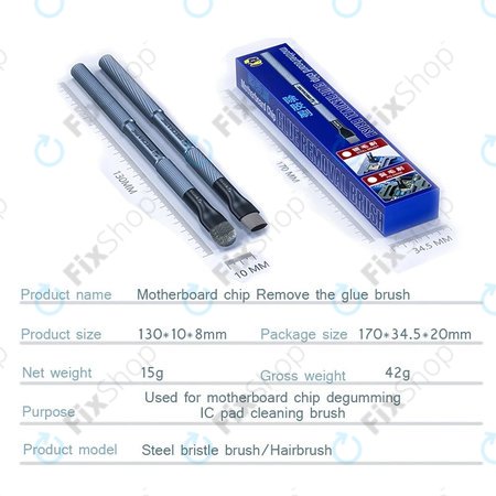 Mechanic - Perie din oțel pentru PCB/BGA pentru curățarea pad-urilor IC și îndepărtarea adezivului
