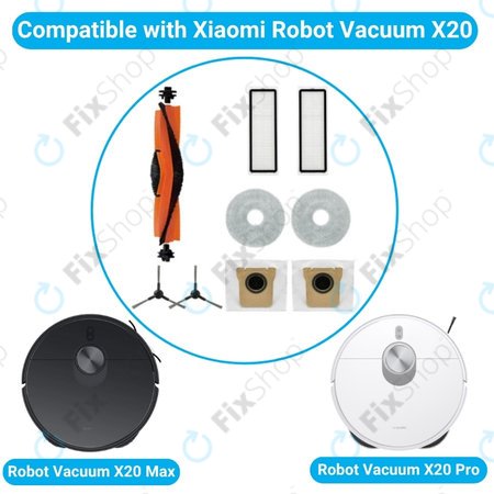 Xiaomi Robot Vacuum X20 Max, X20 Pro - Set complet