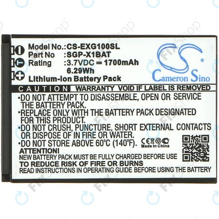 Baterie pentru Evolveo StrongPhone X1, 1700mAh, Li-ion, 3.7V, SGP-X1BAT, HQ