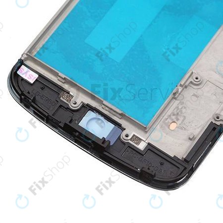 LG Nexus 4 E960 - Ecran LCD + Sticlă Tactilă + Ramă (Black) TFT