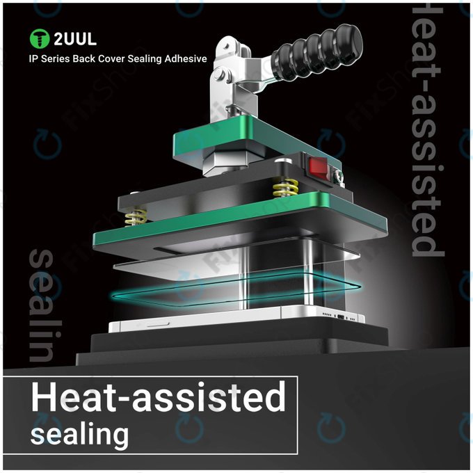 Autocolant de etanșare sub sticlă spate pentru iPhone 17 Pro, 2UUL BA17P, (5buc)