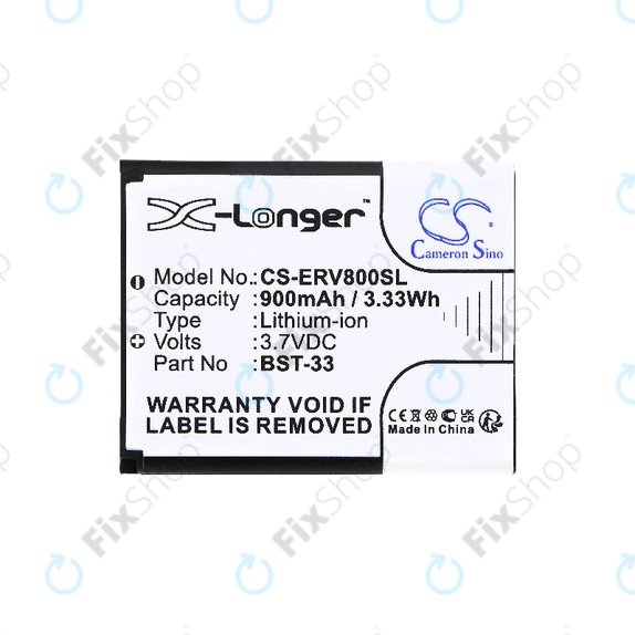 Baterie pentru Sony Ericsson W595, K790i, K800i, W850i, W900i, W950i, 900mAh, Li-ion, 3.7V, BST-33, HQ
