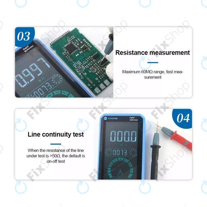 Sunshine DT-20N - Touch Multimeter
