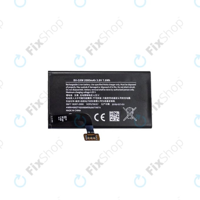 Nokia Lumia 1020 - Baterie BV-5XW 2000mAh