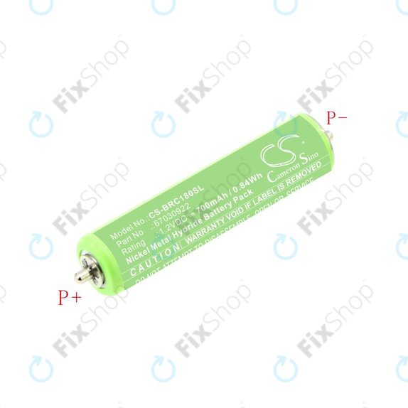 Baterie pentru Braun 1000, 180, 2000, 3000, 4735, 5411, Cruzer1, Cruzer Z20, 700mAh, Ni-MH, 1.2V, 67030922, HQ