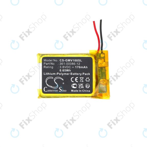 Baterie pentru Garmin Femix 6s Pro, Venu, 170mAh, Li-Pol, 3.8V, 361-00086-12, HQ