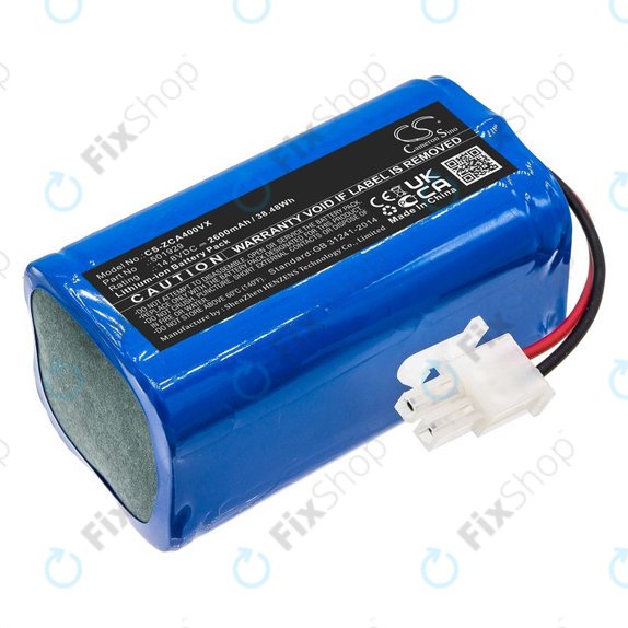 Baterie pentru Concept VR2000, Zaco A4s, A6, A8s, A9s, 2600mAh, Li-Ion, 14.8V, 501929, HQ