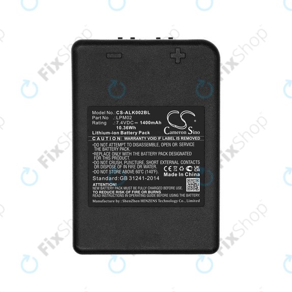 Baterie pentru Autec Funkfernsteuerung Air, Modular AJM, 1400mAh, Li-Ion, 7.4V, LPM02, HQ