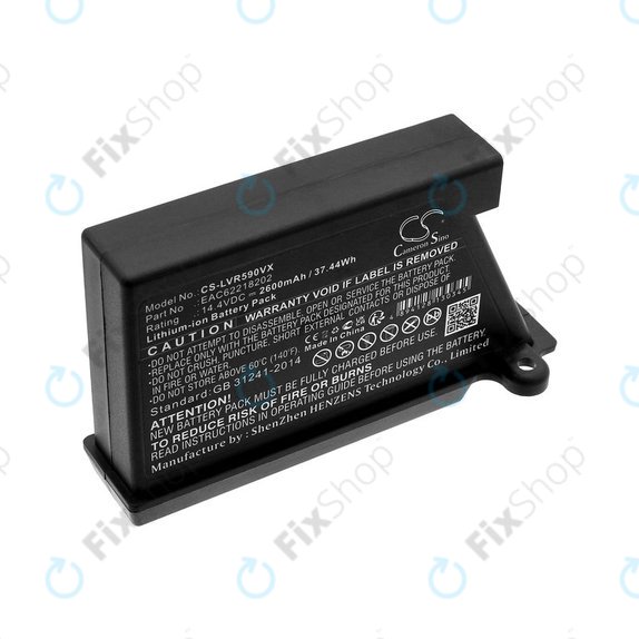Baterie pentru LG Hombot, LG VR, EAC62218202, Li-ion, 14.4V, 2600mAh, HQ