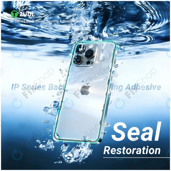 Autocolant de etanșare sub sticlă spate pentru iPhone 16 Plus, 2UUL BA16PS