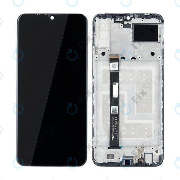Lenovo K10 Note - Ecran LCD + Sticlă Tactilă + Ramă (Black) TFT