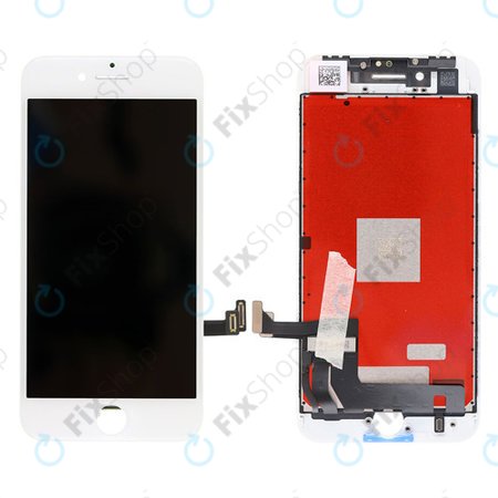 Apple iPhone 8 - Ecran LCD + Sticlă Tactilă + Ramă (Alb) - Genuine Service Pack 661-08934, 661-09081