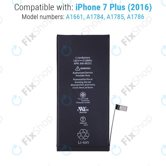 Baterie pentru iPhone 7 Plus, 2900mAh