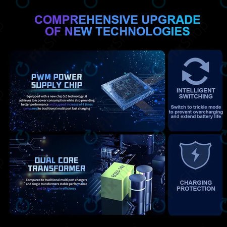 Mechanic V-Power 8 Pro - Statie de incarcare USB (USB-C, USB 3.0)