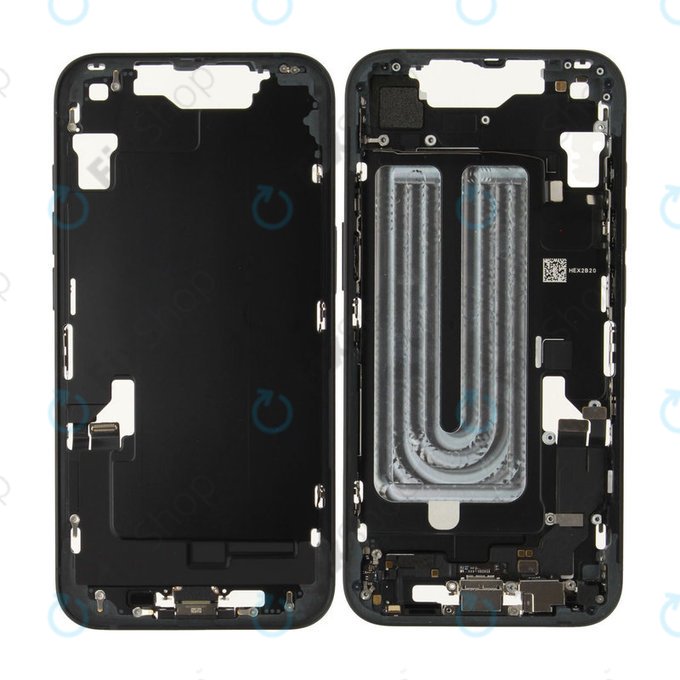 Ramă Mijlocie cu Baterie iPhone 16e | Black | ZD076-00697 | Genuine Apple