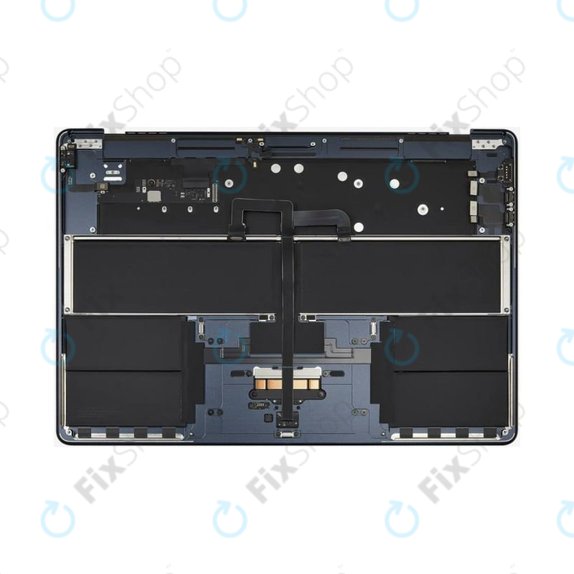 Ramă superioară tastatură pentru MacBook Air 15", A3114 (2024), cu tastatură US și baterie, Midnight, 661-40269, Genuine Apple