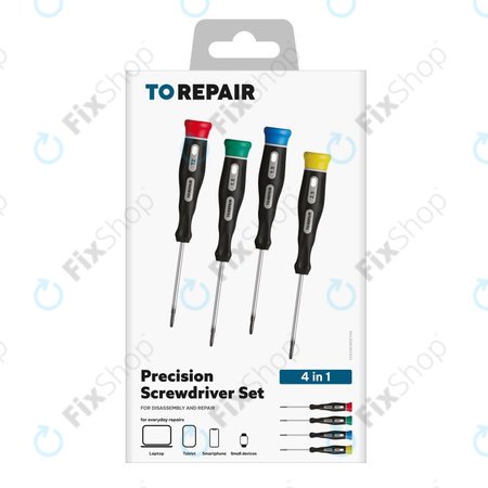 SBS - Mini set de șurubelnițe de precizie pentru electronice mici 4-în-1